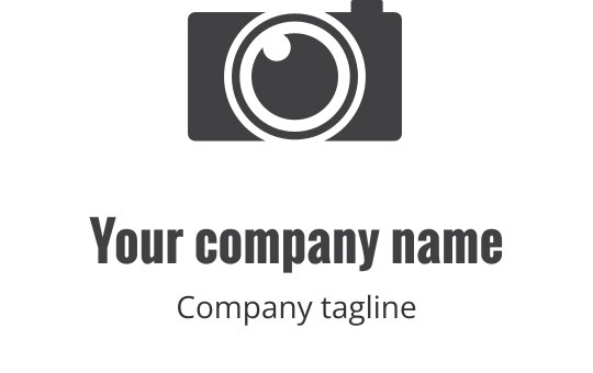Sleek gray logo design featuring a stylized letterform