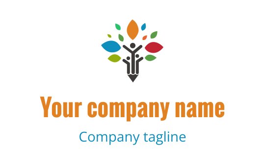 Writing logo