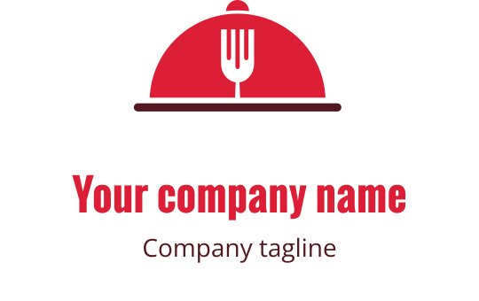Elegant maroon logo design featuring stylized bells with a modern touch