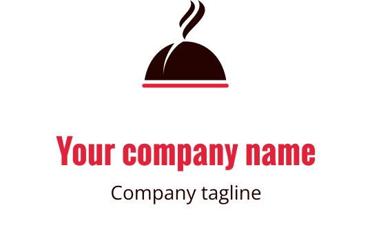Elegant maroon logo design featuring stylized bells with a modern touch