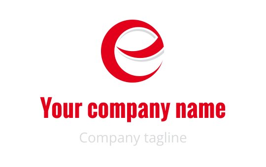 E logo