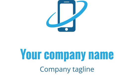 Dynamic teal and blue logo design featuring stylized speed lines