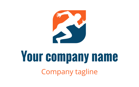 Running logo