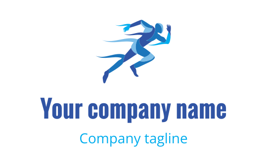 Running logo