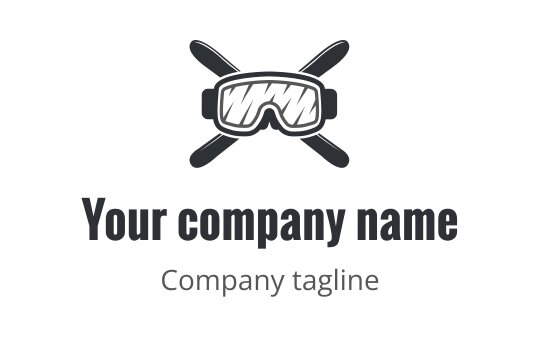 Bold logo design featuring protective goggles and crossed tools