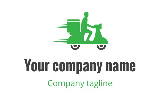 Food delivery logo