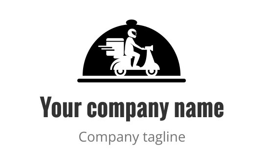 Food delivery logo
