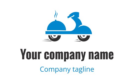 Food delivery logo