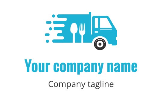 Food delivery logo