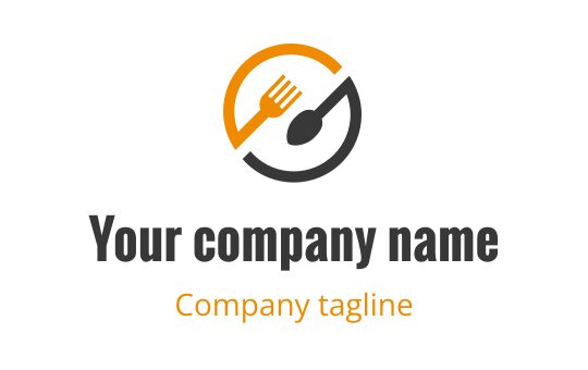 Food delivery logo