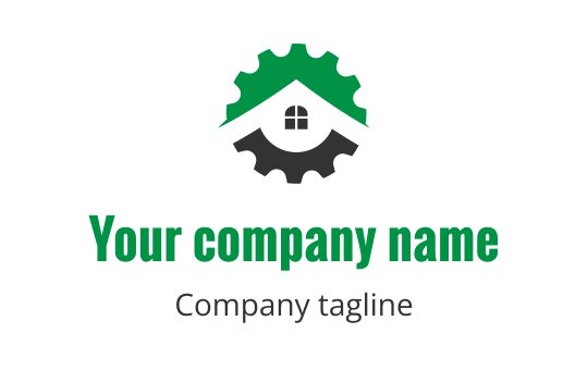 Green house logo