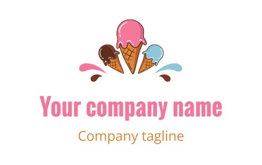 Ice cream logo