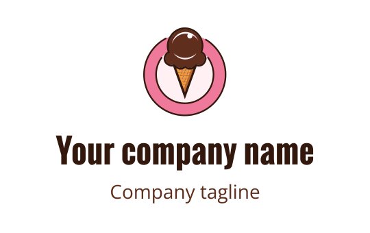 Ice cream logo