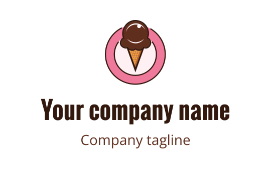Ice cream logo