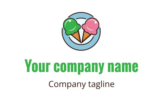 Ice cream logo