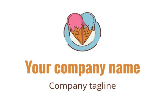 Ice cream logo