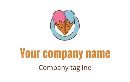 Ice cream logo