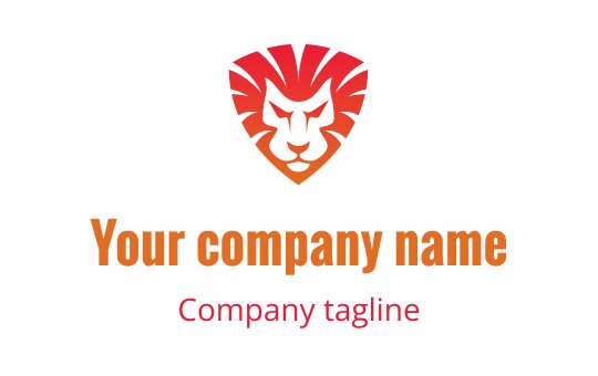 Stylized lion logo in red and orange, representing the tiger industry.