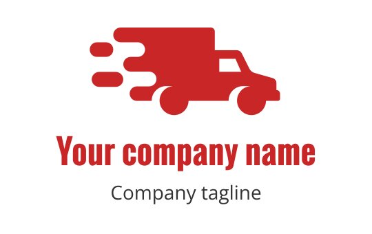 Food delivery logo