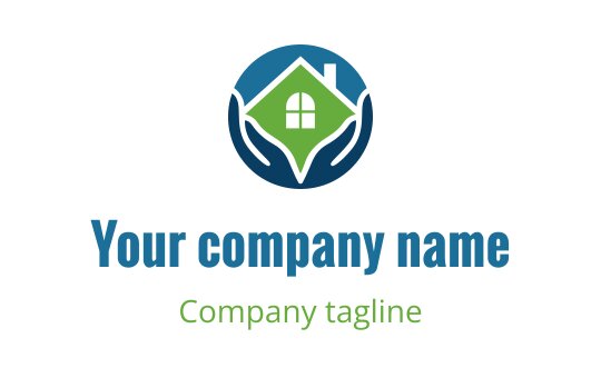 Green house logo