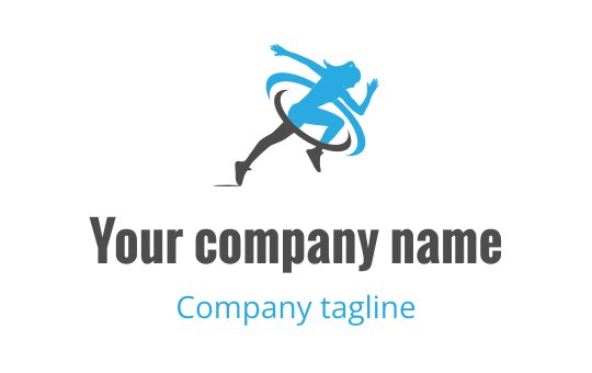 Running logo