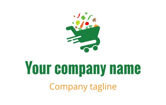 Food delivery logo