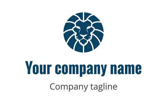 Teal logo featuring a stylized lion, representing strength and courage in the tiger industry.