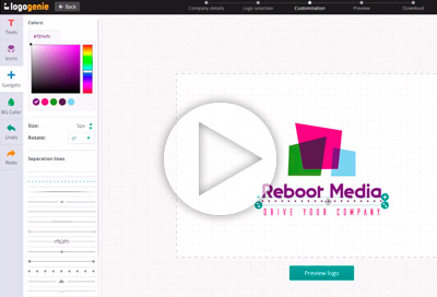 Adding special details to your logo