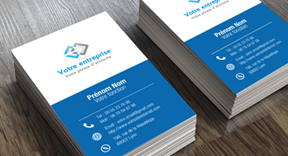 Vertical business cards